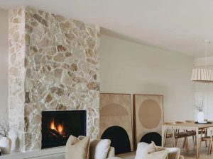 Living Room Wall Stove Wall Decorative Stone – Elevate Your Interior with Natural Elegance