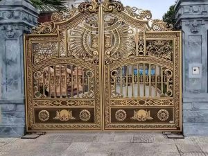 Solid Cast Aluminum Sliding Door Gate – Luxury and Security Combined