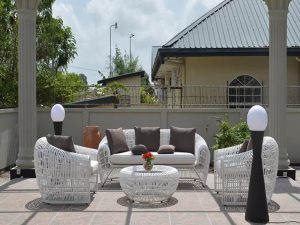 Recliner Multifunctional Porch Backyard Furniture Set – Comfort and Style for Outdoor Living