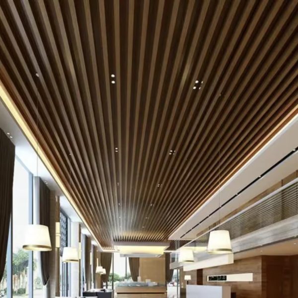 Heat Resistant Soundproof 600x600 Wood Acoustical Ceiling Tiles - China