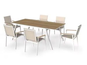 7-Piece Garden Outdoor Dining Table Set – Elegant and Durable for Outdoor Gatherings