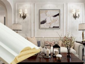 قوالب التاج الخشبية للأسقف - حل زخرفي أنيق ودائم