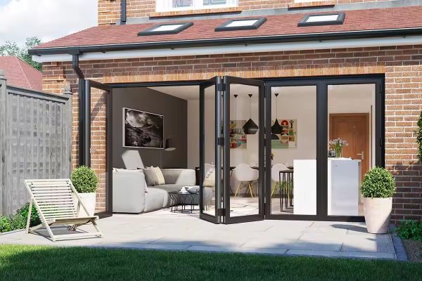 High-Quality Aluminum Bi-Folding Doors – Sleek, Durable, and Functional