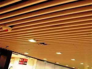 Top Wooden Grain Decoration Material Aluminum Ceiling