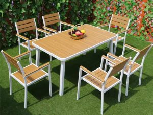 Luxury Marble Dining Table for Garden Furniture – Elevate Your Outdoor Dining Experience