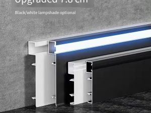 Customizable Aluminum Alloy LED Baseboard Skirting Board – Sleek & Durable