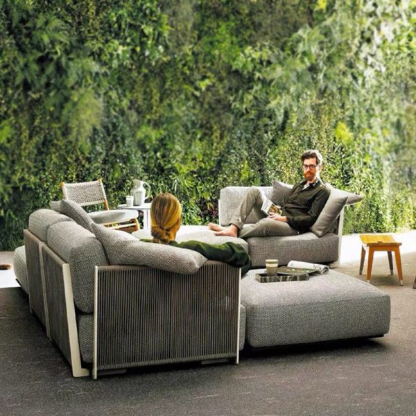 Outdoor Garden Courtyard Nordic Simple Sofa – Elegant Comfort for Your Outdoor Space