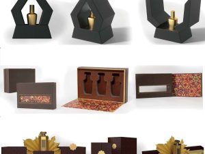 Elegant Gift Box Packaging for Aromatherapy - Luxurious and Secure Presentation