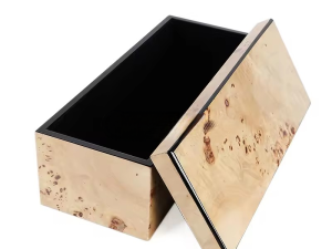 Customized Luxury Wine Storage Handmade Gift Black Velvet Box