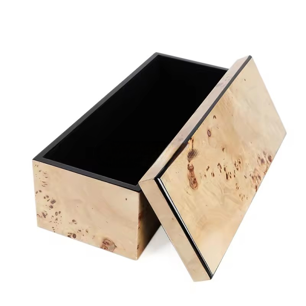 Customized Luxury Wine Storage Handmade Gift Black Velvet Box