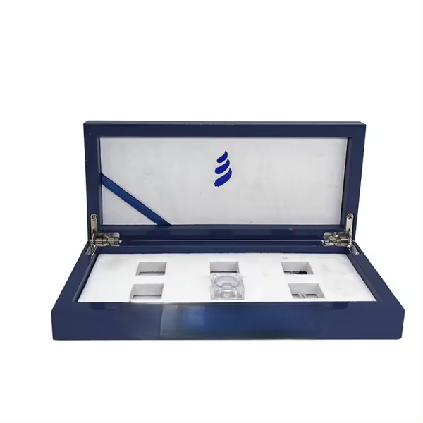 Varnish Wooden Medal and Coin Collection Storage Box - Perfect for Badges, Silver Coins, and Gold Medals