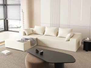 Living Room I/L-Shape Sofa Bed – Comfort and Versatility for Modern Spaces
