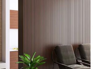 Internal WPC Wall Cladding Great Indoor Plastic Composite Garden Cladding Interior Waterproof Fluted Wpc Wall Panel
