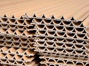 Customized Indoor Wood Texture Waterproof Eco Friendly Wall Panel For Wall Decoration