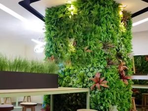 Customizable Artificial Grass and Flower Wall Panels - 50CM*50CM for Store Reception and Ceremonies