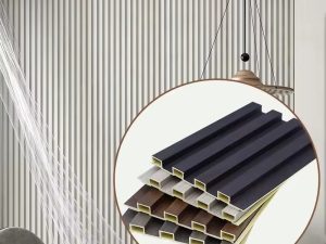 New Design Wooden Grain Waterproof PVC WPC Wall Panels - Stylish Interior Decor Solutions