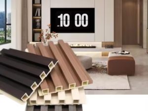 160mm Modern Traditional Factory Price Flute Cladding Classical WPC Wall Panel Interior Decoration