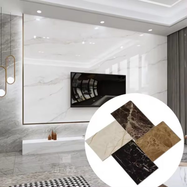 High Glossy 4x8 Marble PVC Sheet – The Perfect UV Alternative Plastic Sheet