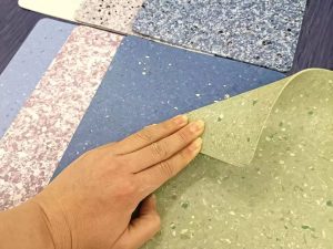 Electrical Resistant Homogeneous Sheet Flooring – Unidirectional PVC Vinyl Roll for Surgery Rooms