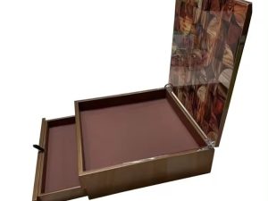 Custom Luxury Piano Paint Wooden Storage Box - Elegant and Durable Organizer