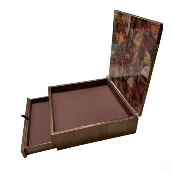 Custom Luxury Piano Paint Wooden Storage Box - Elegant and Durable Organizer