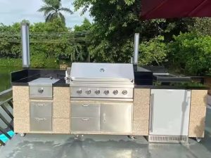 Modern Complete BBQ Stainless Steel Outdoor Mobile Kitchen – The Ultimate Outdoor Cooking Experience