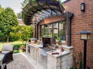 Custom Metal Stainless Steel Outdoor Kitchen BBQ Cabinet – Durable and Stylish