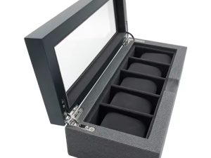 Customized Luxury Matte Black Watch Storage Box - High-End Multi-Watch Gift Box