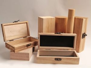 Handmade Custom Wooden Bamboo Gift Box for Bow Ties and Lapel Pins