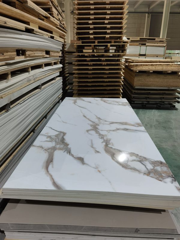 High-Density Glossy PVC Marble Sheet – Elegance and Durability for Luxurious Interiors