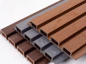 Co-extruded Exterior Outdoor Wall Wpc Fluted Cladding Panel 26MM