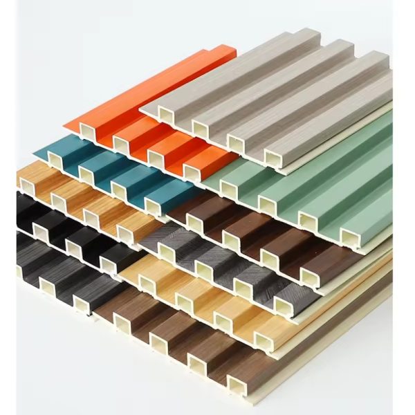 Fluted WPC Panel Low Price Interior Slotted Wall Panels Indoor Cladding Boards WPC Wall Panel