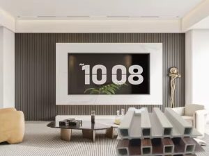 لوحة حائط مموجة مقاومة للماء وصديقة للبيئة من مادة WPC - كسوة حائط داخلية عالية الجودة وبأسعار معقولة