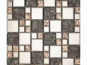 بلاط ديكور الجدران الداخلية – فسيفساء زجاجية كريستالية 2019 لبلاط المطبخ الخلفي