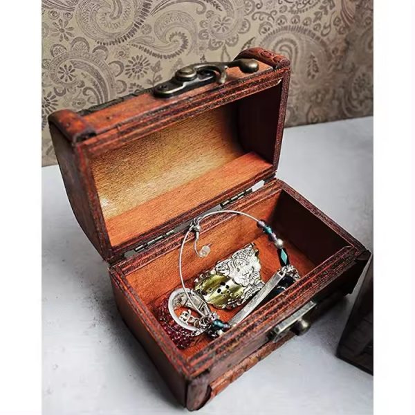 Wholesale Portable Mini Jewelry Craft Wooden Storage Box - Compact and Elegant Organizer