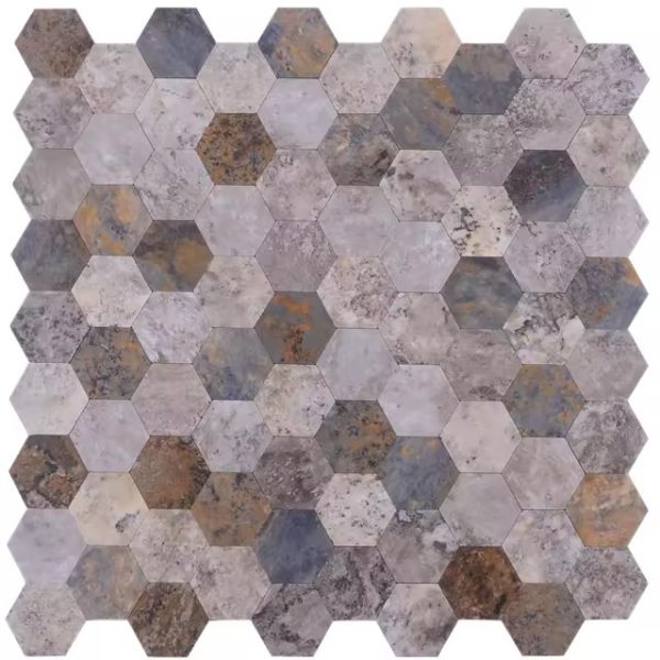 Smooth Surface Self-Adhesive Wall Mosaic Tile – Effortless Elegance for Your Space