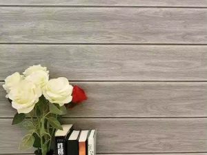 Wood Pattern Style 3D Wall Sticker / Living Room Decoration PE Foam 3D Wall Panel