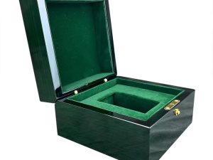 Green Wood Grain Piano Baking Paint Watch Gift Box - Luxurious and Elegant Presentation Solution