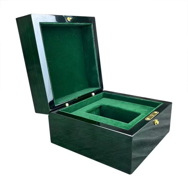 Green Wood Grain Piano Baking Paint Watch Gift Box - Luxurious and Elegant Presentation Solution