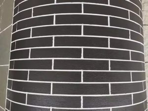 بلاط سيراميك مرن ناعم صديق للبيئة من مزيج حجري عالي الجودة لتزيين الجدران الخارجية للفنادق