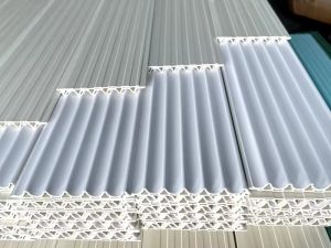 High Quality Waterproof Fireproof Gray Wooden Color Interior WPC Wall Panel