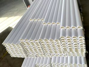 لوحة حائط WPC مقاومة للماء وصديقة للبيئة مقاومة للحريق من DEMAX بلون خشبي عالي الجودة لتزيين المنزل