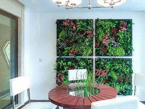 Wall Hanging Artificial Flowers - Faux Outdoor Plant Wall Decoration