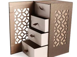 Custom Moon Cake Carton Packing - Luxury Four Drawers Food Storage Box
