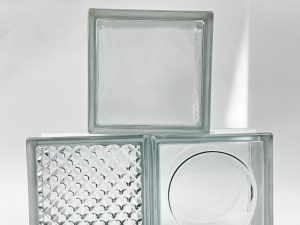 كتلة زجاجية شفافة/ملونة مقاومة للحريق/مقاوم للماء 19019080 مم – حل بناء أنيق وعملي