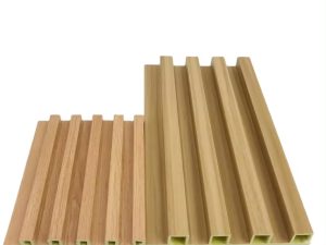 لوحات الحائط WPC المخددة لوحة الحائط WPC للداخلية