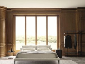 Italian Minimalist Campaign Bed - Elegant Bedwear for Modern Bedrooms