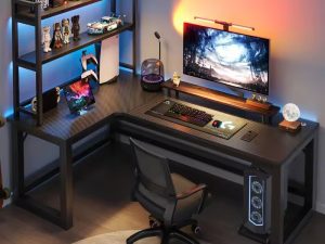 2024 High-Quality Corner E-Sports Desk – Double Gaming Tables Factory Wholesale