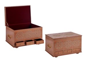 Customized Exquisite Flip Wooden Jewelry Package Box