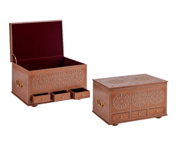 Customized Exquisite Flip Wooden Jewelry Package Box